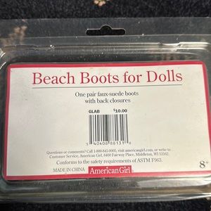 American Girl Faux Suede Blue Boots